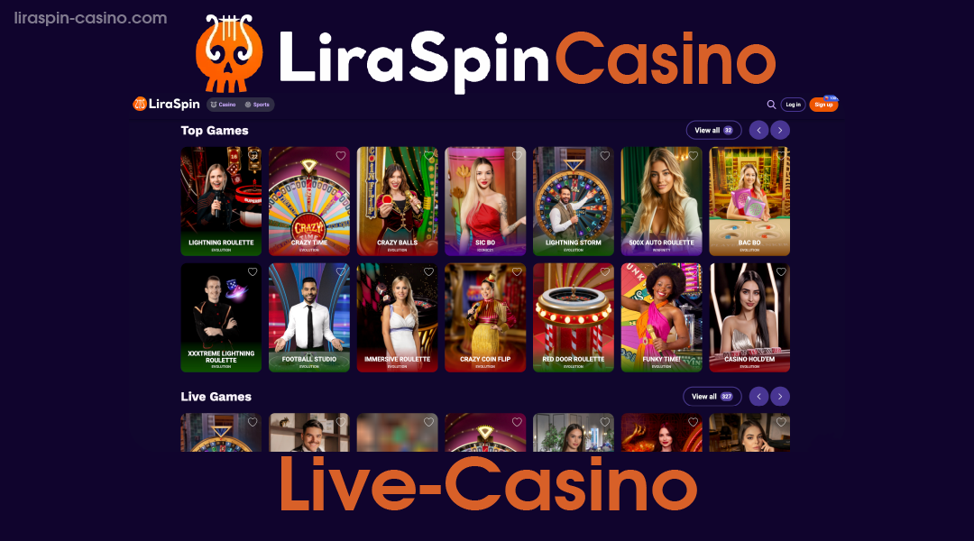 liraspin live casino