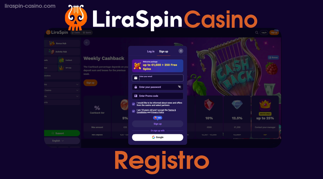 liraspin casino registro